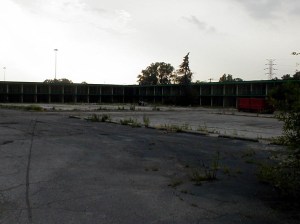 During the summer of 2001 the building was partially torn down.