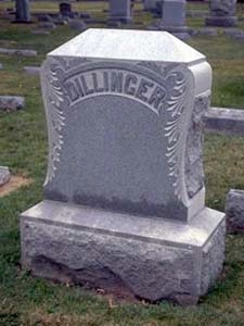 John Dillinger's Grave in Crown Hill.