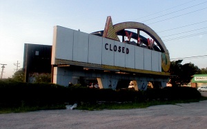 The same sign as it sits today.