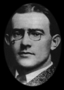 Carl Fisher’s wedding picture from 1909.  He was 35 - his bride, Jane Watts, only 15.  He had another fiancé at the time. Photo courtesy Indianapolis Motor Speedway. [Click for a larger picture]