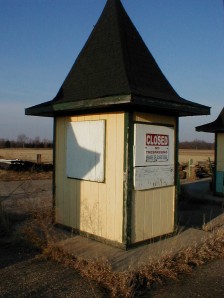 A ticket booth.