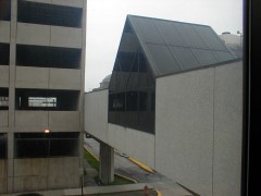 sheraton3large The skybridge connecting the garage to the sport center.
