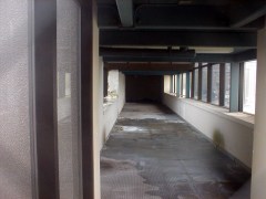 sheraton4large Inside the locked and unused skybridge.